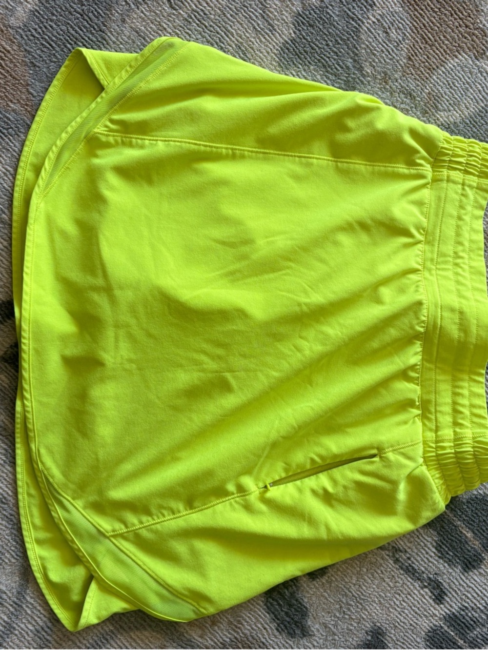 Lululemon  Neon Yellow Athletic Shorts